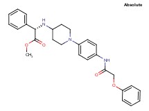 methyl (2S)-[(1-{4-[(phenoxyacetyl)amino]phenyl}-4-piperidinyl)amino](phenyl)acetate