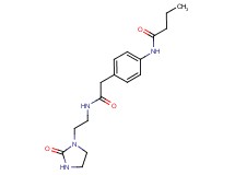 N-[4-(2-oxo-2-{[2-(2-oxoimidazolidin-1-yl)ethyl]amino}ethyl)phenyl]butanamide