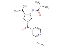 N'-[(3S*,4R*)-1-(2-ethylisonicotinoyl)-4-isopropyl-3-pyrrolidinyl]-N,N-dimethylurea