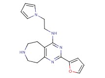 2-(2-furyl)-N-[2-(1H-pyrrol-1-yl)ethyl]-6,7,8,9-tetrahydro-5H-pyrimido[4,5-d]azepin-4-amine
