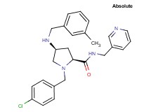 (4S)-1-(4-chlorobenzyl)-4-[(3-methylbenzyl)amino]-N-(3-pyridinylmethyl)-L-prolinamide