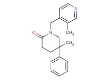 5-methyl-1-[(3-methylpyridin-4-yl)methyl]-5-phenylpiperidin-2-one