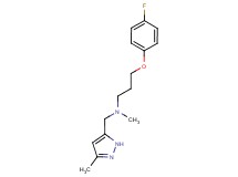 3-(4-fluorophenoxy)-N-methyl-N-[(3-methyl-1H-pyrazol-5-yl)methyl]propan-1-amine