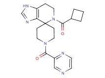 5-(cyclobutylcarbonyl)-1'-(pyrazin-2-ylcarbonyl)-1,5,6,7-tetrahydrospiro[imidazo[4,5-c]pyridine-4,4'-piperidine]
