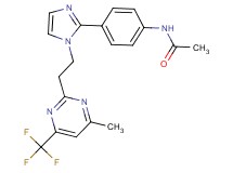 N-[4-(1-{2-[4-methyl-6-(trifluoromethyl)pyrimidin-2-yl]ethyl}-1H-imidazol-2-yl)phenyl]acetamide