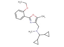 (dicyclopropylmethyl){[2-(2-ethoxyphenyl)-5-methyl-1,3-oxazol-4-yl]methyl}methylamine