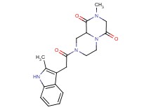 2-methyl-8-[(2-methyl-1H-indol-3-yl)acetyl]tetrahydro-2H-pyrazino[1,2-a]pyrazine-1,4(3H,6H)-dione