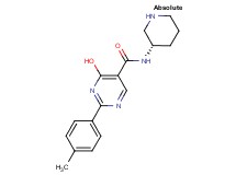4-hydroxy-2-(4-methylphenyl)-N-[(3S)-3-piperidinyl]-5-pyrimidinecarboxamide dihydrochloride