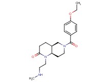 rel-(4aS,8aR)-6-(4-ethoxybenzoyl)-1-[2-(methylamino)ethyl]octahydro-1,6-naphthyridin-2(1H)-one hydrochloride