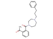1-(2-{[4-(3-phenylpropyl)-1,4-diazepan-1-yl]carbonyl}phenyl)ethanone