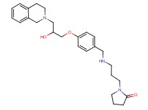 1-[3-({4-[3-(3,4-dihydro-2(1H)-isoquinolinyl)-2-hydroxypropoxy]benzyl}amino)propyl]-2-pyrrolidinone
