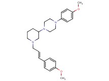 1-(4-methoxyphenyl)-4-{1-[(2E)-3-(4-methoxyphenyl)-2-propen-1-yl]-3-piperidinyl}piperazine