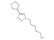 5-[4-(tetrahydrofuran-3-yl)-1H-1,2,3-triazol-1-yl]pentan-1-ol