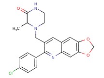 4-{[6-(4-chlorophenyl)[1,3]dioxolo[4,5-g]quinolin-7-yl]methyl}-3-methyl-2-piperazinone