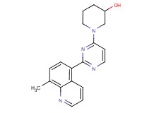 1-[2-(8-methylquinolin-5-yl)pyrimidin-4-yl]piperidin-3-ol