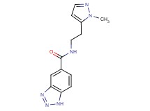 N-[2-(1-methyl-1H-pyrazol-5-yl)ethyl]-1H-1,2,3-benzotriazole-5-carboxamide