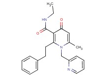 N-ethyl-6-methyl-4-oxo-2-(2-phenylethyl)-1-(2-pyridinylmethyl)-1,4-dihydro-3-pyridinecarboxamide