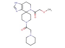 5-(methoxyacetyl)-1'-(piperidin-1-ylacetyl)-1,5,6,7-tetrahydrospiro[imidazo[4,5-c]pyridine-4,4'-piperidine]