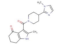 2-methyl-3-{[4-(1-methyl-1H-imidazol-2-yl)piperidin-1-yl]carbonyl}-1,5,6,7-tetrahydro-4H-indol-4-one