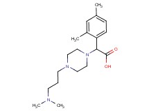 {4-[3-(dimethylamino)propyl]piperazin-1-yl}(2,4-dimethylphenyl)acetic acid
