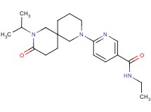 N-ethyl-6-(8-isopropyl-9-oxo-2,8-diazaspiro[5.5]undec-2-yl)nicotinamide