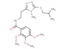 N-{2-[5-(isobutylthio)-4-methyl-4H-1,2,4-triazol-3-yl]ethyl}-2,3,4-trimethoxybenzamide