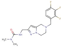 N,N-dimethyl-N'-{[5-(2,3,4-trifluorobenzyl)-4,5,6,7-tetrahydropyrazolo[1,5-a]pyrazin-2-yl]methyl}urea
