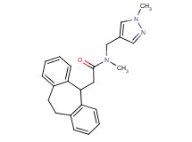 2-(10,11-dihydro-5H-dibenzo[a,d]cyclohepten-5-yl)-N-methyl-N-[(1-methyl-1H-pyrazol-4-yl)methyl]acetamide