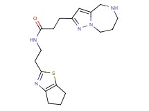 N-[2-(5,6-dihydro-4H-cyclopenta[d][1,3]thiazol-2-yl)ethyl]-3-(5,6,7,8-tetrahydro-4H-pyrazolo[1,5-a][1,4]diazepin-2-yl)propanamide dihydrochloride