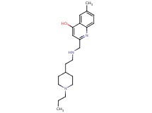 6-methyl-2-({[2-(1-propylpiperidin-4-yl)ethyl]amino}methyl)quinolin-4-ol