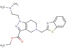 ethyl 5-(1,3-benzothiazol-2-ylmethyl)-1-[2-(dimethylamino)ethyl]-4,5,6,7-tetrahydro-1H-pyrazolo[4,3-c]pyridine-3-carboxylate