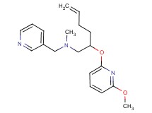 2-[(6-methoxypyridin-2-yl)oxy]-N-methyl-N-(pyridin-3-ylmethyl)hex-5-en-1-amine
