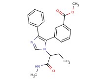 methyl 3-(1-{1-[(methylamino)carbonyl]propyl}-4-phenyl-1H-imidazol-5-yl)benzoate