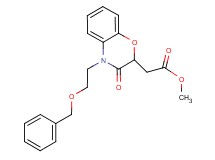 methyl {4-[2-(benzyloxy)ethyl]-3-oxo-3,4-dihydro-2H-1,4-benzoxazin-2-yl}acetate