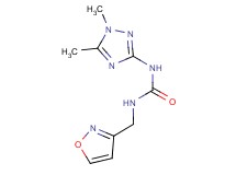N-(1,5-dimethyl-1H-1,2,4-triazol-3-yl)-N'-(3-isoxazolylmethyl)urea trifluoroacetate