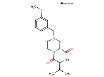(3S,9aR)-3-isopropyl-8-[3-(methylthio)benzyl]tetrahydro-2H-pyrazino[1,2-a]pyrazine-1,4(3H,6H)-dione