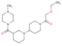 1'-(ethoxyacetyl)-3-[(4-methylpiperazin-1-yl)carbonyl]-1,4'-bipiperidine