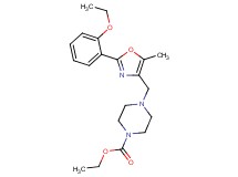 ethyl 4-{[2-(2-ethoxyphenyl)-5-methyl-1,3-oxazol-4-yl]methyl}-1-piperazinecarboxylate