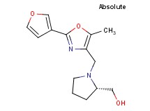 ((2S)-1-{[2-(3-furyl)-5-methyl-1,3-oxazol-4-yl]methyl}-2-pyrrolidinyl)methanol