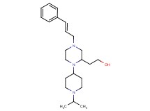 2-{1-(1-isopropyl-4-piperidinyl)-4-[(2E)-3-phenyl-2-propen-1-yl]-2-piperazinyl}ethanol