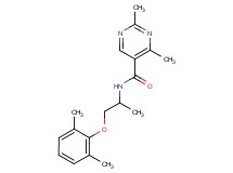 N-[2-(2,6-dimethylphenoxy)-1-methylethyl]-2,4-dimethylpyrimidine-5-carboxamide