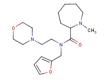 N-(2-furylmethyl)-1-methyl-N-[2-(4-morpholinyl)ethyl]-2-azepanecarboxamide
