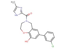 7-(3-chlorophenyl)-4-[(4-methyl-1H-imidazol-2-yl)carbonyl]-2,3,4,5-tetrahydro-1,4-benzoxazepin-9-ol