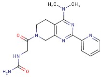 N-{2-[4-(dimethylamino)-2-pyridin-2-yl-5,8-dihydropyrido[3,4-d]pyrimidin-7(6H)-yl]-2-oxoethyl}urea