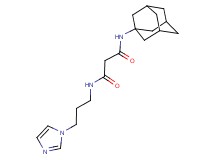 N-1-adamantyl-N'-[3-(1H-imidazol-1-yl)propyl]malonamide