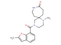1-methyl-4-[(2-methyl-1-benzofuran-7-yl)carbonyl]-1,4,9-triazaspiro[5.6]dodecan-10-one