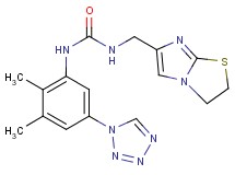 N-(2,3-dihydroimidazo[2,1-b][1,3]thiazol-6-ylmethyl)-N'-[2,3-dimethyl-5-(1H-tetrazol-1-yl)phenyl]urea