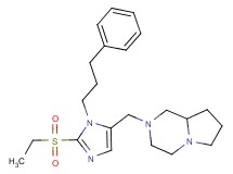 2-{[2-(ethylsulfonyl)-1-(3-phenylpropyl)-1H-imidazol-5-yl]methyl}octahydropyrrolo[1,2-a]pyrazine