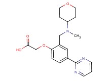 (2-{[methyl(tetrahydro-2H-pyran-4-yl)amino]methyl}-4-pyrimidin-2-ylphenoxy)acetic acid
