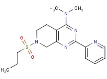 N,N-dimethyl-7-(propylsulfonyl)-2-pyridin-2-yl-5,6,7,8-tetrahydropyrido[3,4-d]pyrimidin-4-amine
